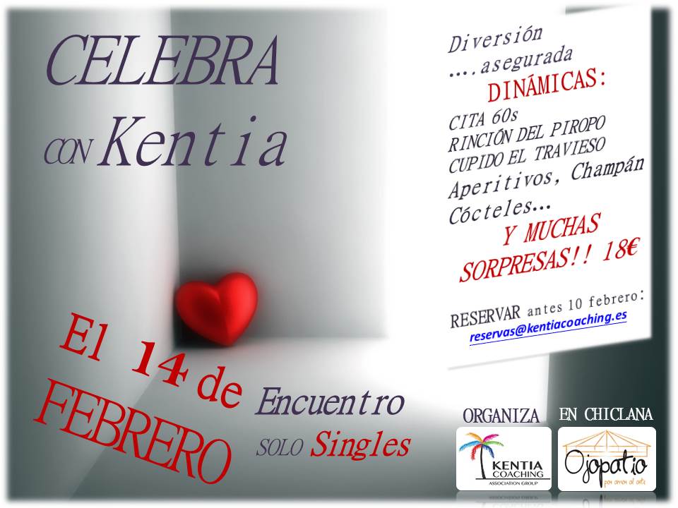 Kentia Coaching Noticias 14 de Febrero Fiesta SOLO SINGLES Kentia